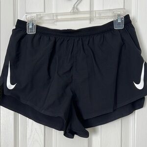 Nike Black Athletic Running Shorts